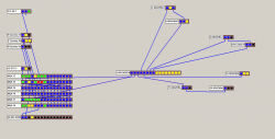 Пример распределённой сети на базе АТС М200 в Домодедово